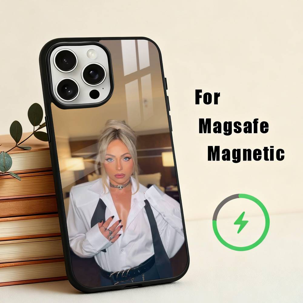 L-Liv M-Morgan-N Phone Case For iPhone17,16,15,14,13,12,11 Plus,For Magnetic Wireless Charge Cover