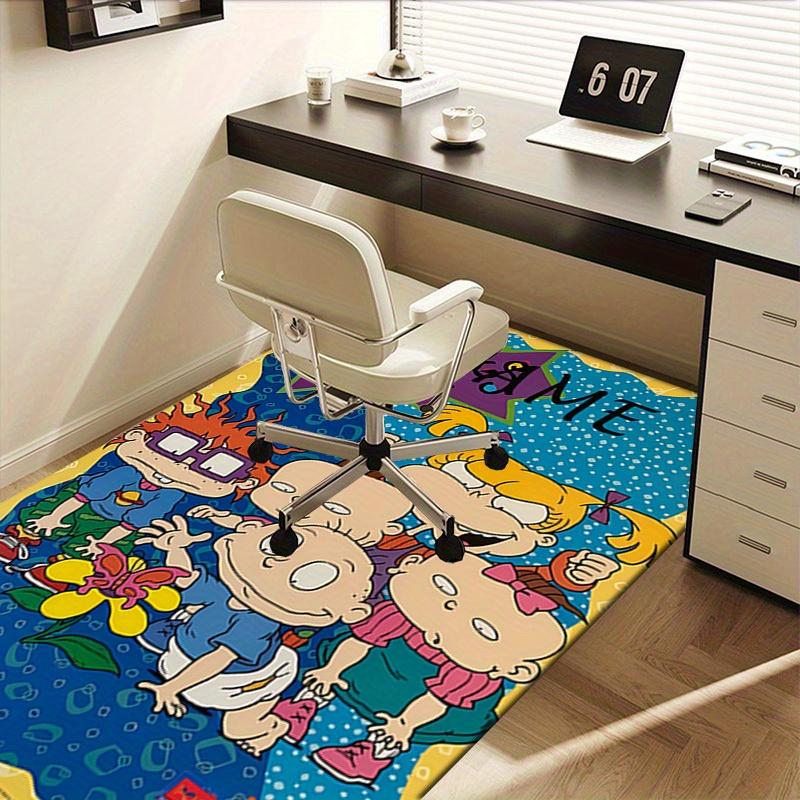 Rugrats, Babies, Adventure Office Carpet Soft Polyester Entrance Carpet Washable Non slip Machine Wa