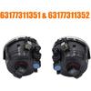 Car Front Left & Right Fog Lights with Halogen Lamp Fit for BMW X6 E71 E72 2012-2015 63177311351; 63177311352