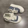 Xiaoxiangfeng Floral Canvas Shoes Women's High-top Shoes 2025 New Autumn Niche Thick-soled Round Head Board Shoes Ins Tide
