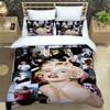 Three-Piece Marilyn Monroe Digital Printing Kit Bedding Home Textiles