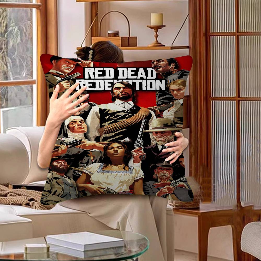 Game R-Red Dead-R-Redemptions 2 Pillow Gifts Home Office Furnishings Bedroom Sofa Car Cushion Cover Case 45x45cm