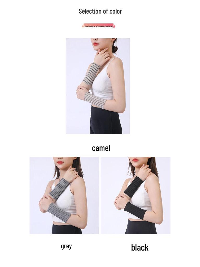 Unisex Atmungsaktive Handgelenkstützärmel aus reiner Baumwolle – Warm, Kälteschutz, Gelenkschutz für alle Jahreszeiten