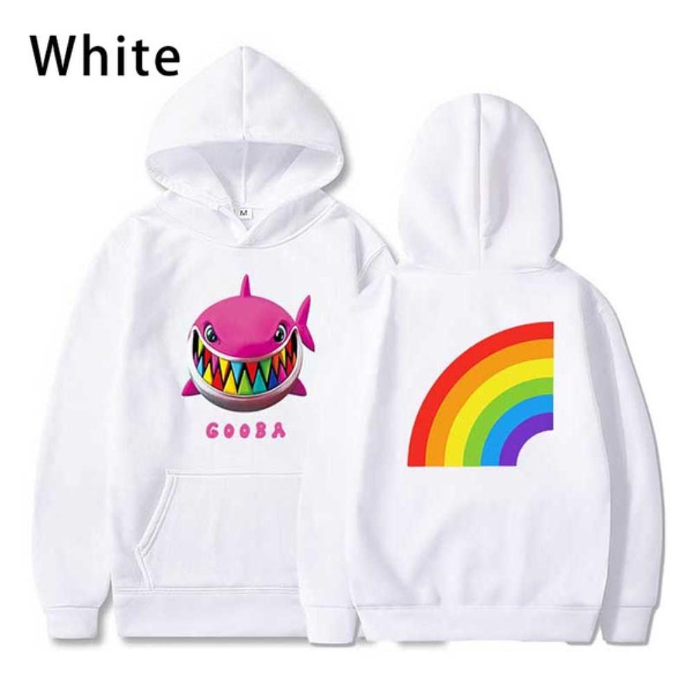 Mikina Gooba Rainbow 3D potisk Mikina Pánská Dámská Módní Ležérní Dlouhý rukáv Pulovr Hip Hop Mikiny