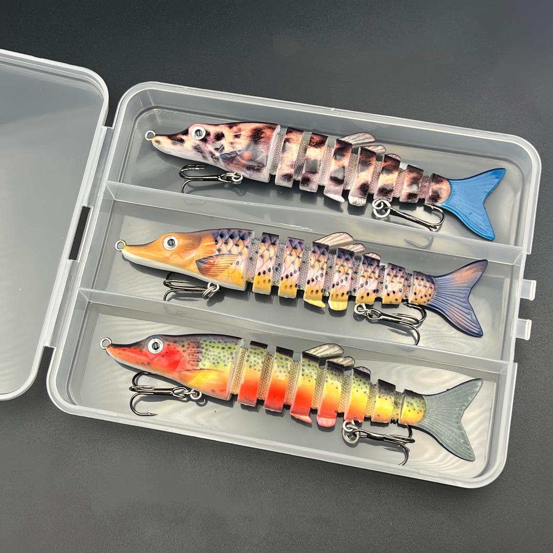 Exquisite Multi-Section Pike Lure Fishing Tackle for Cross-Border Compliance
