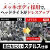 HID-YA H4 LED Motorcycle Headlight 49600cd (Candela) [60W HID Brightness] Explosive Light Vehicle Inspection