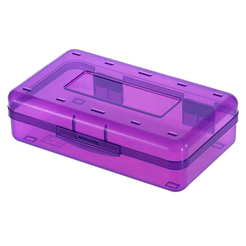 Transparent Pencil Case Minimalist Style Pencil Box Student Sketching Supplies Plastic Pen Case School Stationery