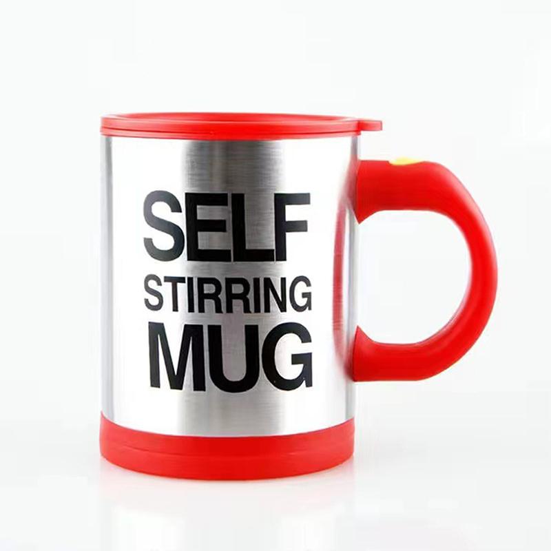 Mug 400Ml Electric Mixing Cup Lazy Automatic Self Stirring Coffee Milk Drink Mug Blender Stainless Steel With Lid Gift Box