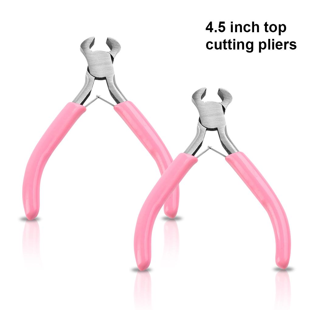 Pack of 2 Pliers Stripping Anti-slip Steel Spring Loaded Nipper Craft Jewelry Making Fixing Portable Strippers Hand Tools