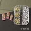 6 Grids DIY Nail Decor Metal Diamond Nail Charms New Nail Art Decorations  Manicure Accessories