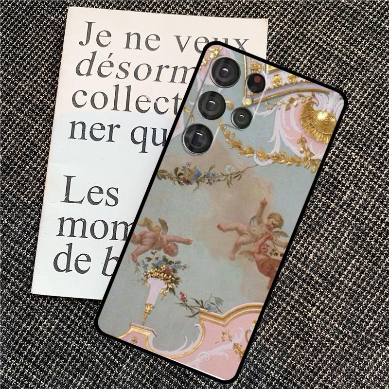 Renaissance Angels Case For Samsung Galaxy S25 S24 Ultra S20 S21 S22 S23 Ultra S9 S10 Plus S25 FE Back Cover