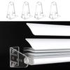  12/36Pcs Blinds Hold Down Brackets Blinds Bottom Rails Hold Clips with Screws for Horizontal Blinds Shades Window Door