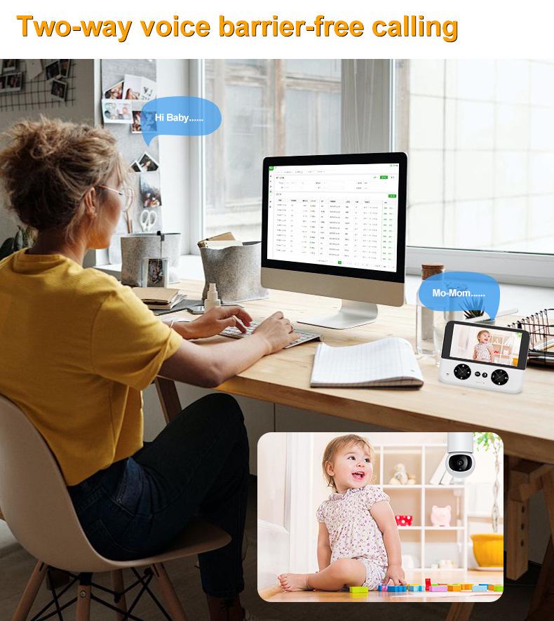 4.3" Baby Monitor with Night Vision