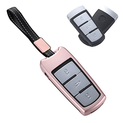 

Чехол для смарт-ключа Volkswagen, чехол для ключа с 3 кнопками из алюминиевого сплава, специально разработанный для Volkswagen VW CC Passat B6 B7 3C CC Mao Gotan R36