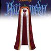 Unisex Velvet Halloween King Cape With Embroidery For Costume Parties