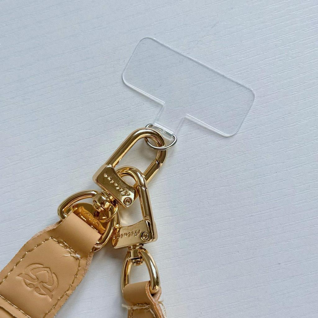 Handmade Woven Chinese-Style Double Layer Bracelet with Retro Phone Lanyard & High-End Plated Gasket