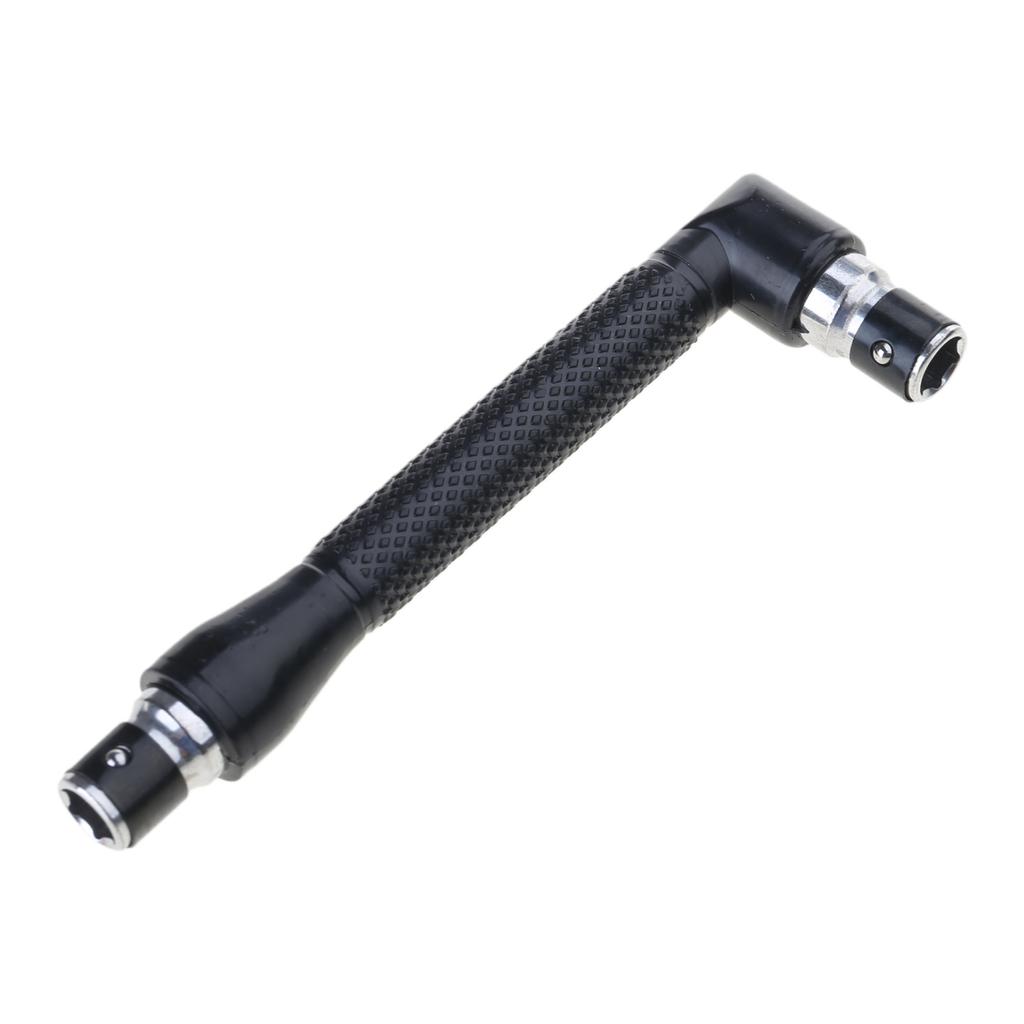 Double Head L Shaped Mini Socket Wrench 1/4inch 6.35mm Screwdriver Bits Key Utility Tool Screwdriver Bit Drill Tool