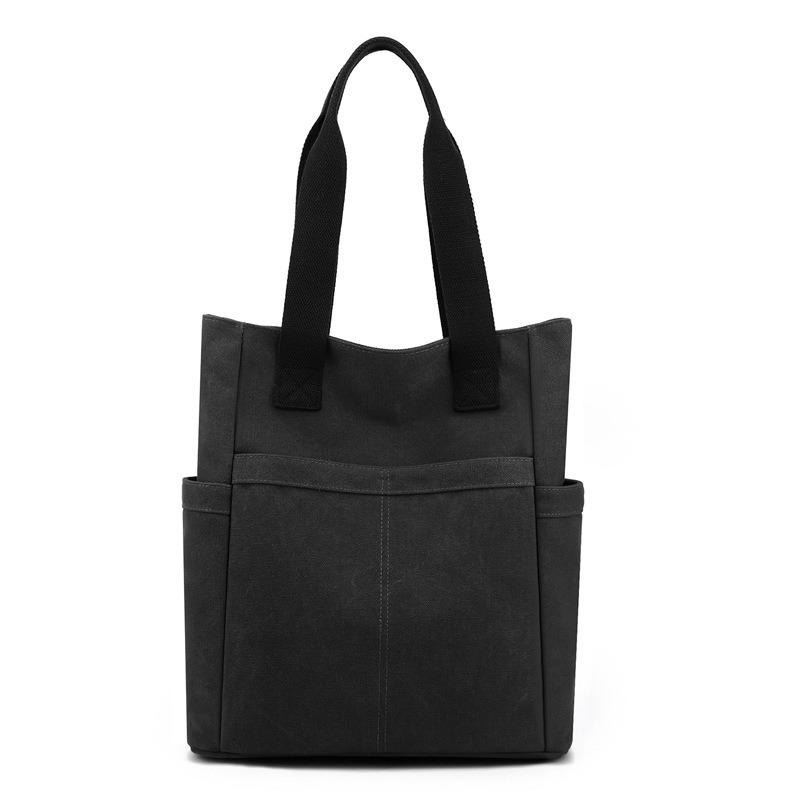 Women's Handbag, Retro Canvas Bag, Women's Versatile Casual Tote Cloth Bag, Large-capacity Mother Shoulder Bag.