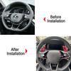 Paddle Shifter For Skoda  Octavia A8 Mk4 Enyaq Iv Rs Vrs Karoq Kodiaq   Car Steering Wheel Paddle Shift Gear Dsg