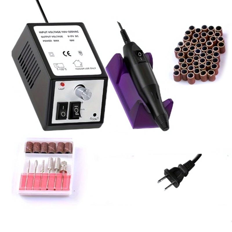Electric Nails Drill Machine Nails Drill Nails File Drill Set Nail Polishing Machine with Adjustable Speed for Nails
