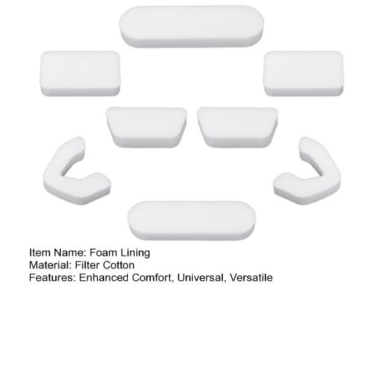 Universal Helmet Liner Pad Set for Easton Thick Replacement Cushion Soft Foam Padding for Catcher & Batter Helmets