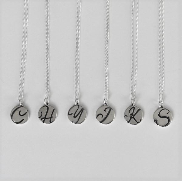[Silver925] Initial Necklace (6890475)