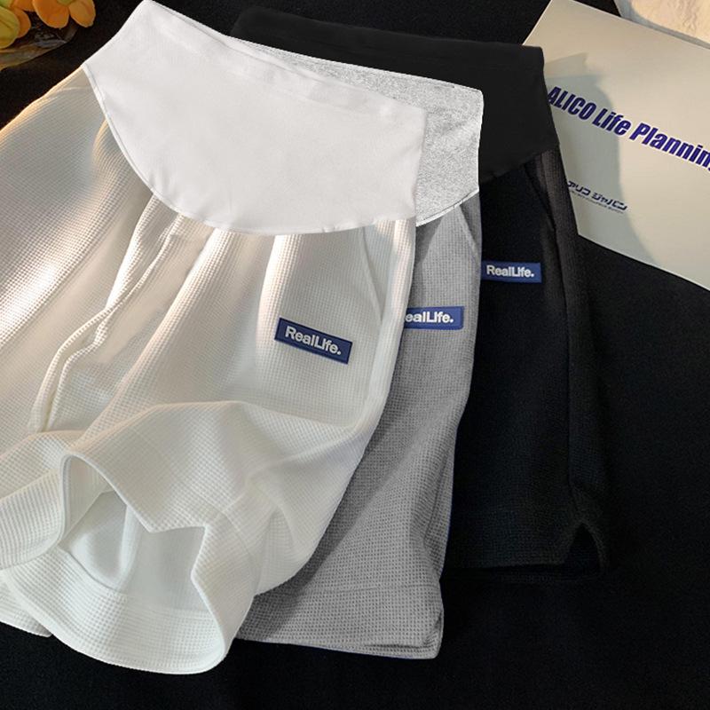 Maternity Summer Shorts: Casual, Breathable, Loose-Fit, Belly Support Sports Pants