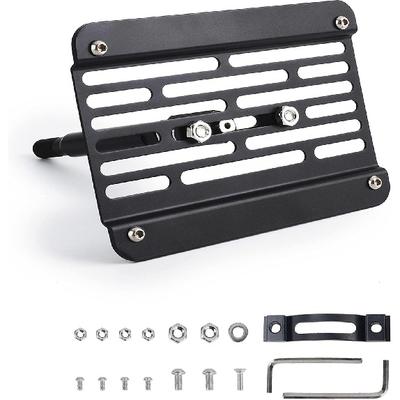 Front Bumper Tow Hook License Plate Mount Relocator Bracket Mounting Bolt Adapter Kit for Subaru BRZ WRX Crossbrek Forester Toyota 86 Prius Scion