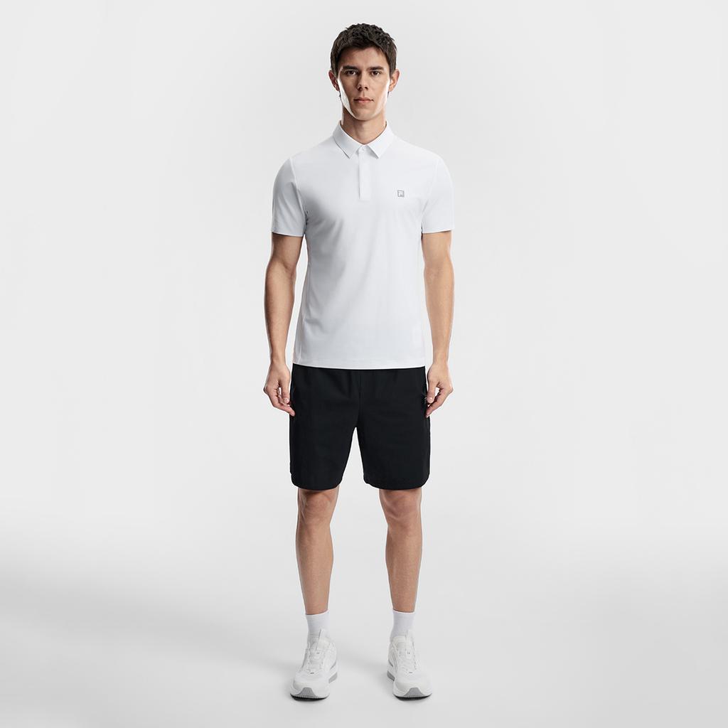FILA Fitness Series Simple Sports Training Casual Versatile Comfortable Moisture-Wicking Quick-Dry Short Sleeve Polo Shirt Men tops A51M621108FWT