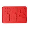 Mould Socks Gloves Gifts Box Christmas Snowman Silicone Mold Chocolate Cake Mold Christmas Theme