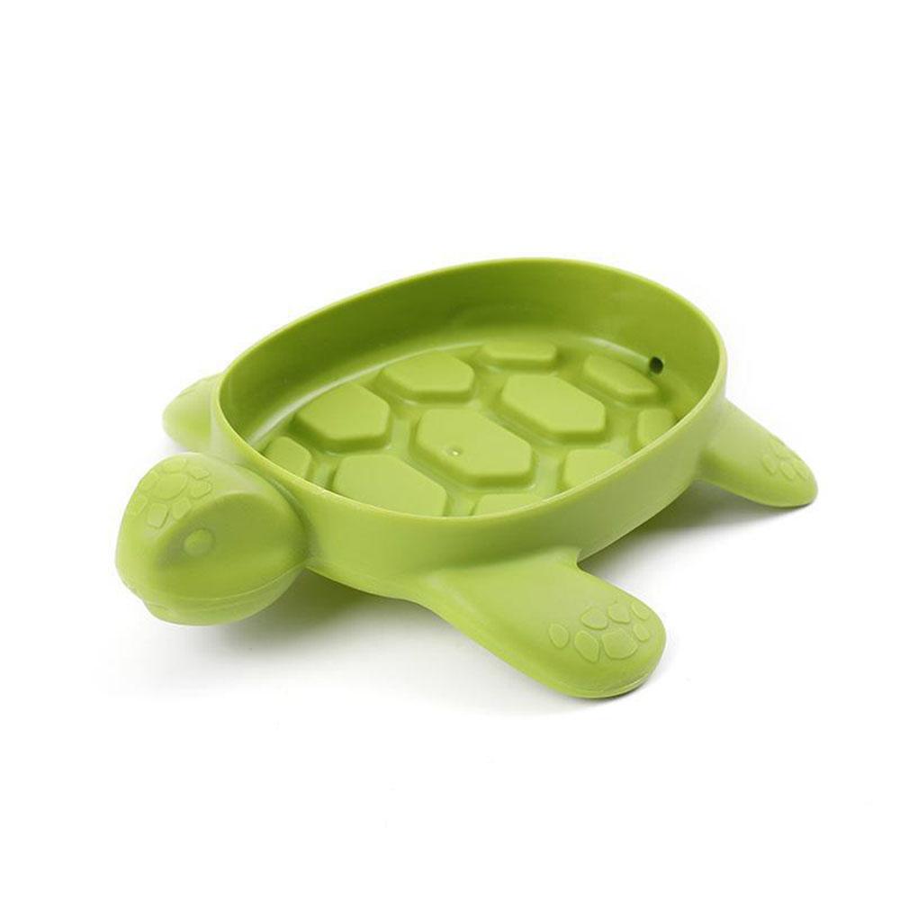 Turtle Drain Soap Box Practical and Cute Cartoon Turtle Soap Holder, Suitable for Home Use Drain Soap Holder Soap Box