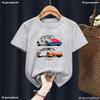 New Arrival Boys T Shirt Funny Car Cartoon Print Kids Clothes Summer Casual Hip Hop Boys T-Shirt High Quality Short Sleeve Tops
