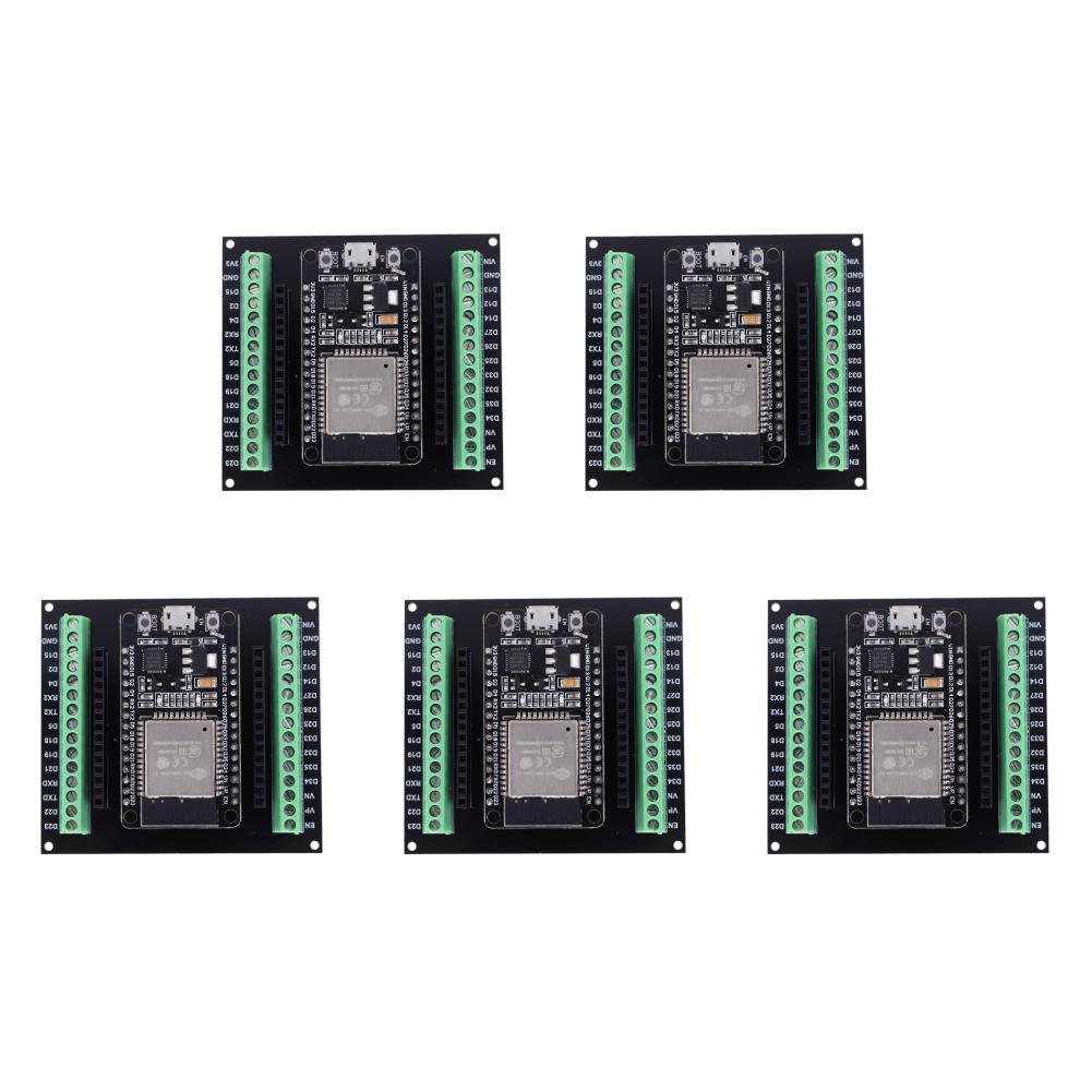 10-1PCS ESP32 Breakout Board GPIO 1 Into 2 + ESP32 CP2102 NodeMCU-32S Lua 30Pin GPIO WiFi+Bluetooth Dual-mode Development Board