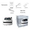 USB Rechargeable Desktop Vacuum: Mini Electric Cleaner for Crumbs, Erasers, and Keyboard Dust