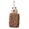 Capybara Cartoon Children's Chenille Hand Towel - Thick, Absorbent Bathroom/Kitchen Dishcloth
