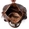 Women PU Leather Backpack Multifunctional Vintage Badge Shoulder Bag Large Capacity Anti‑theft Travel Crossbody Bag Casual Ladies Handbag For Daily