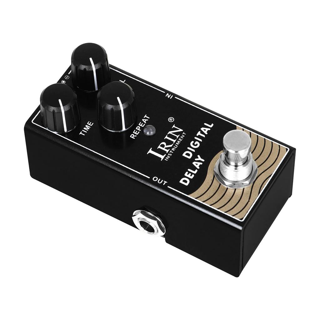 IRIN RF-08 Digital Delay Guitar Pedal Feedback Wet-dry Ratio Adjustment Delay Time 20MS-600MS Guitar Effect Pedal True Bypass