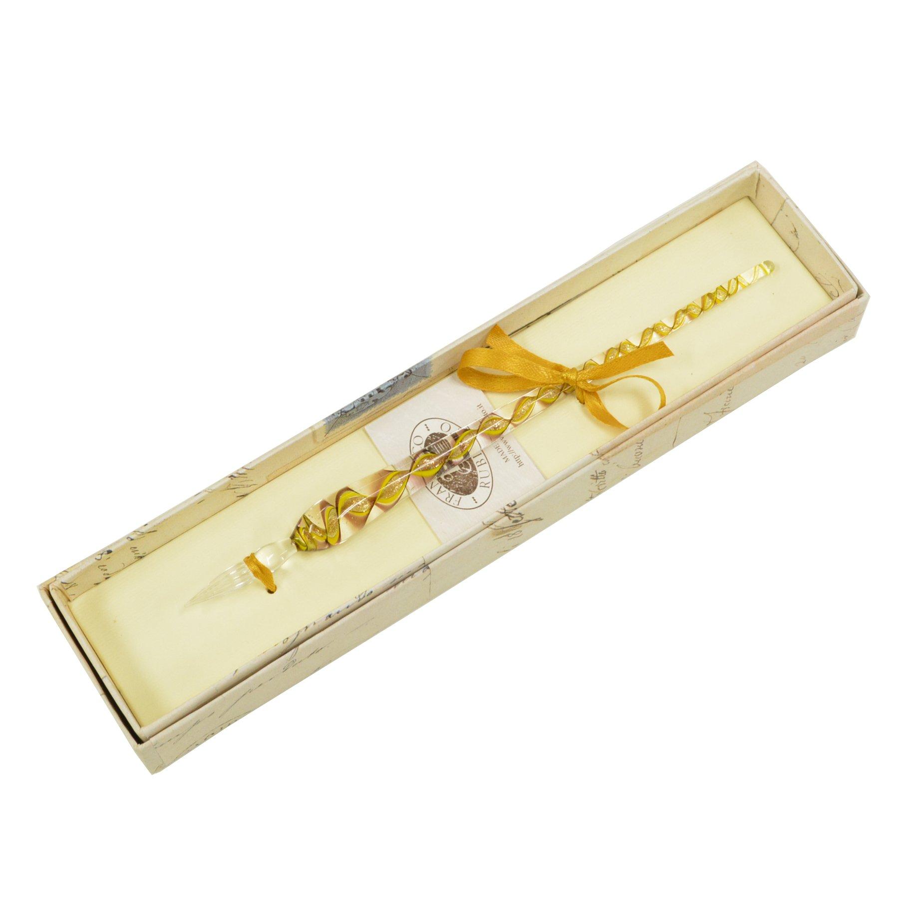 

Rubinato glass pen amber 28/ALF бурштин