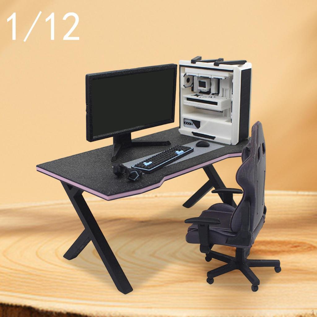 1:12 Maßstab Puppenhaus Miniatur Möbel Zubehör Liebhaber Gaming-Enthusiasten Geschenke