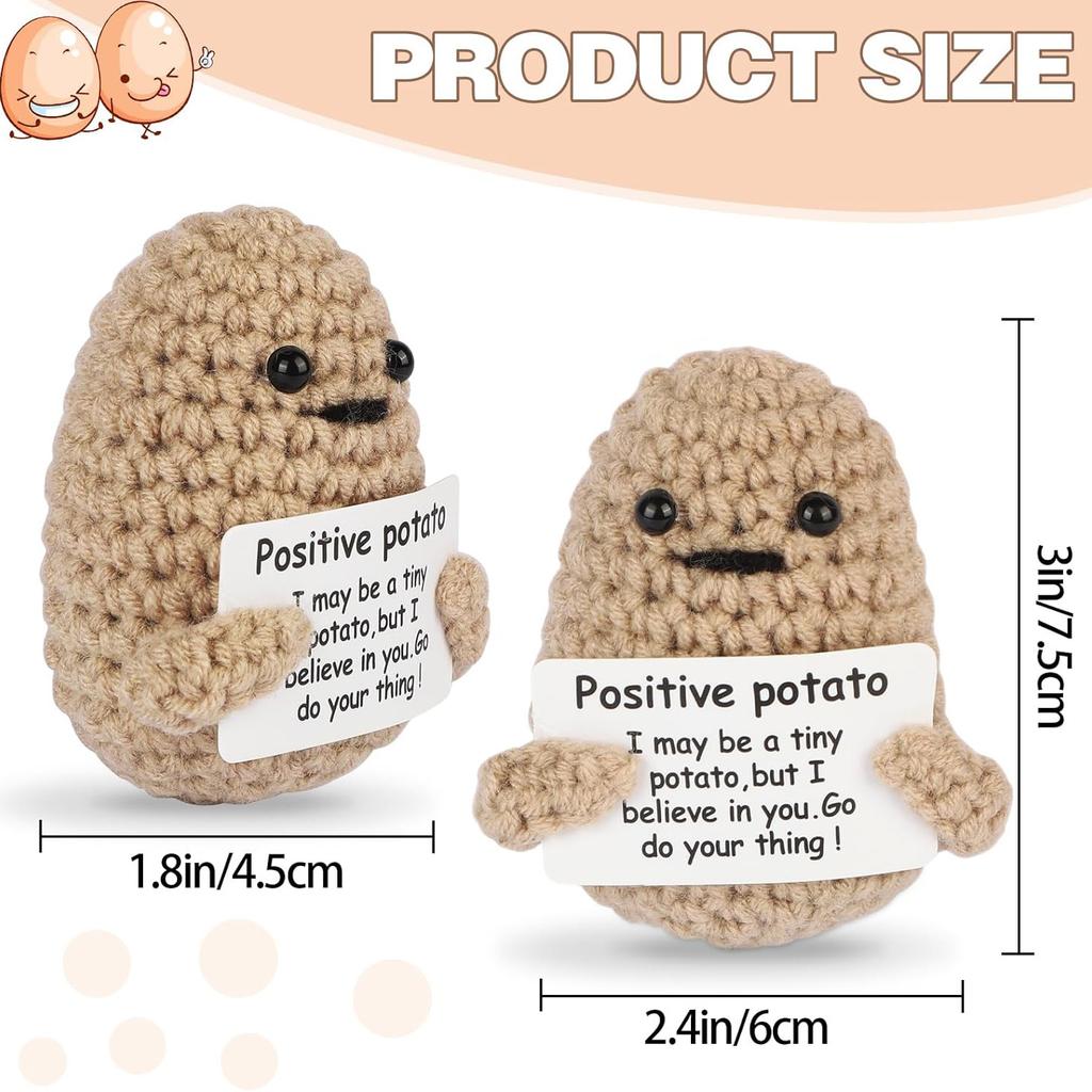 Custom Crochet Dolls Handmade Pocket Hug Animal Positive Plant Bespoke Unique Knitted Doll Plush Toy Gift For The One I Love
