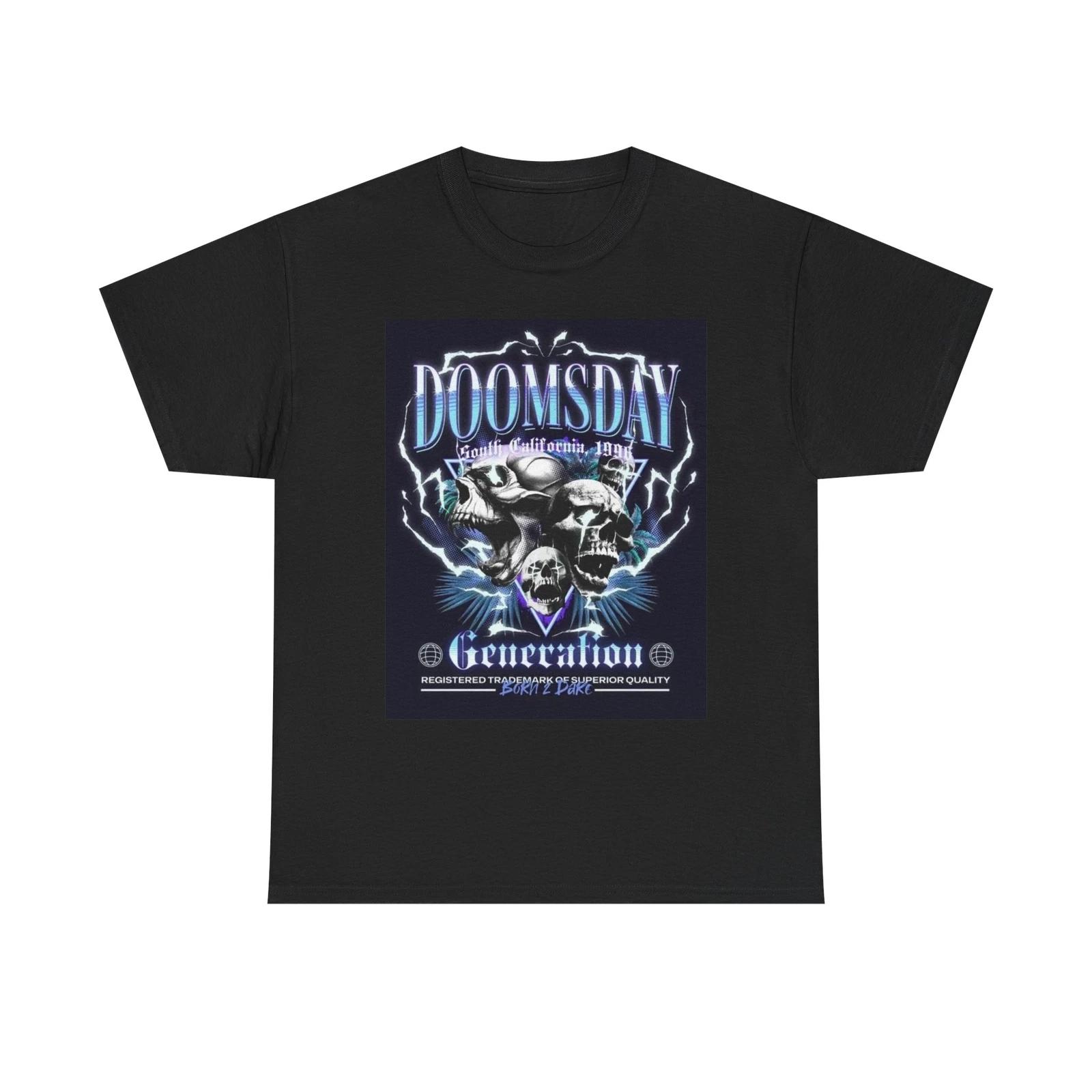 Men s and Women s T-shirts Doomsday Generation Graphic M