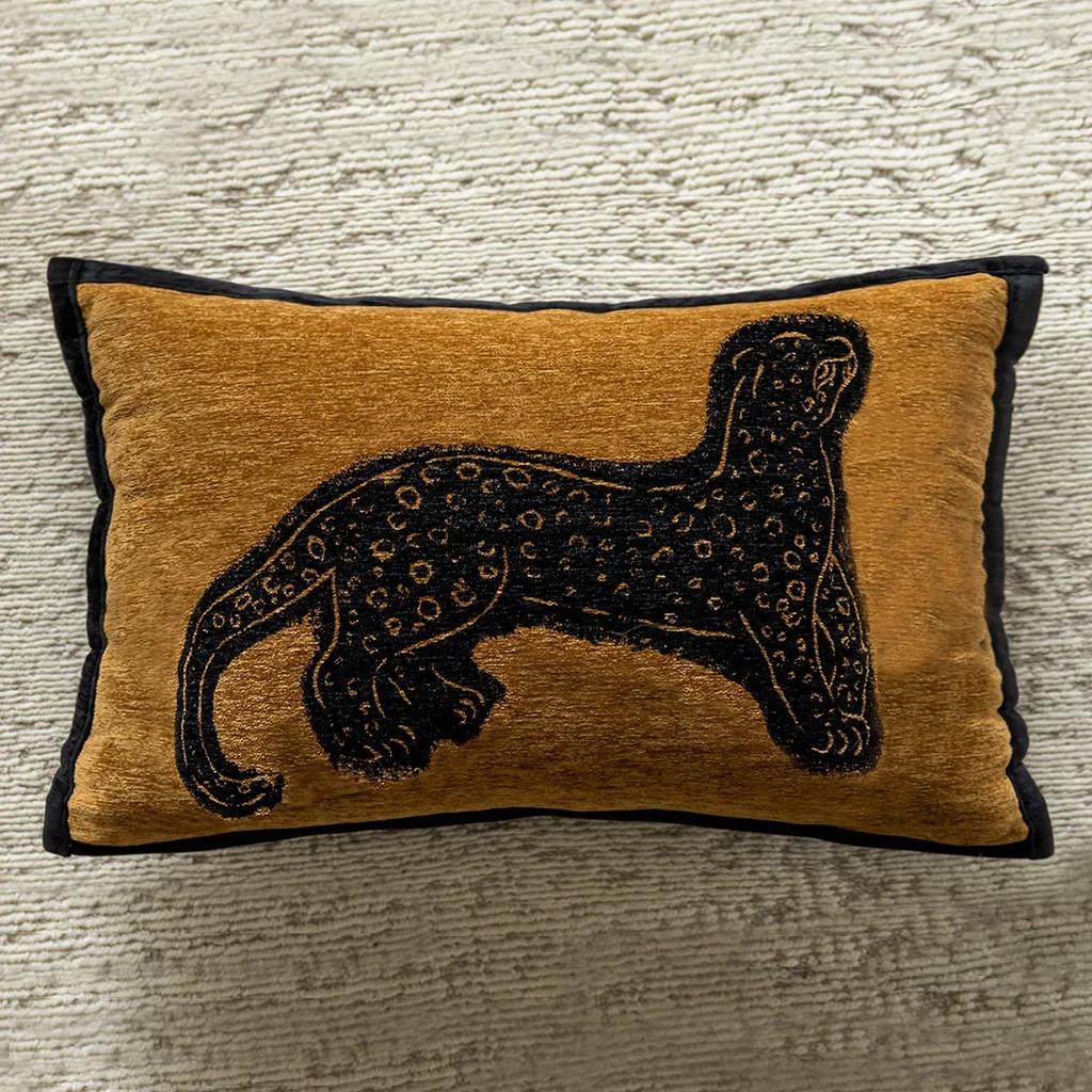 Light Luxury Sofa Pillow Cover New Chinese Modern Minimalist Model Room Decoration Pillow Backrest Headboard Cushion Cover