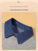 Children's Versatile Denim Dickey Faux Collar for Sweaters and Ladies - Multifunctional Pointed Collar Decoration