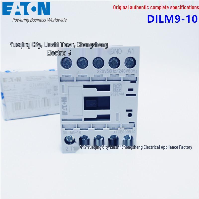 

Original Eaton DILM9-10C AC Contactor, 220V/50Hz, 240V/60Hz