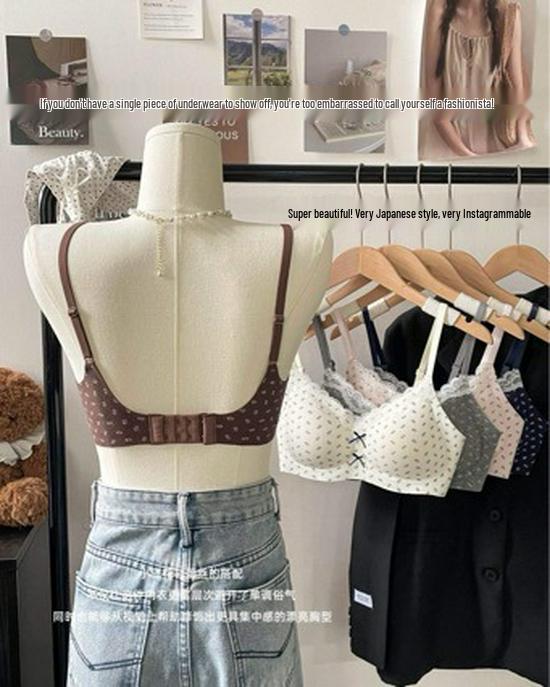 Floral Romantic Seamless Bra: Enhance and Lift for a Youthful Look, Anti-Sagging with Side Support.