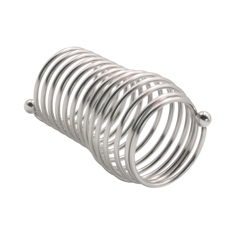 Stainless Steel Penis Dildo Ring Wave Thread Cock Rings Spring Extended Male Delay Ejaculation Sex Toys for Men