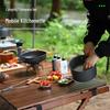 ZISIZ Portable Camping Cookware Set