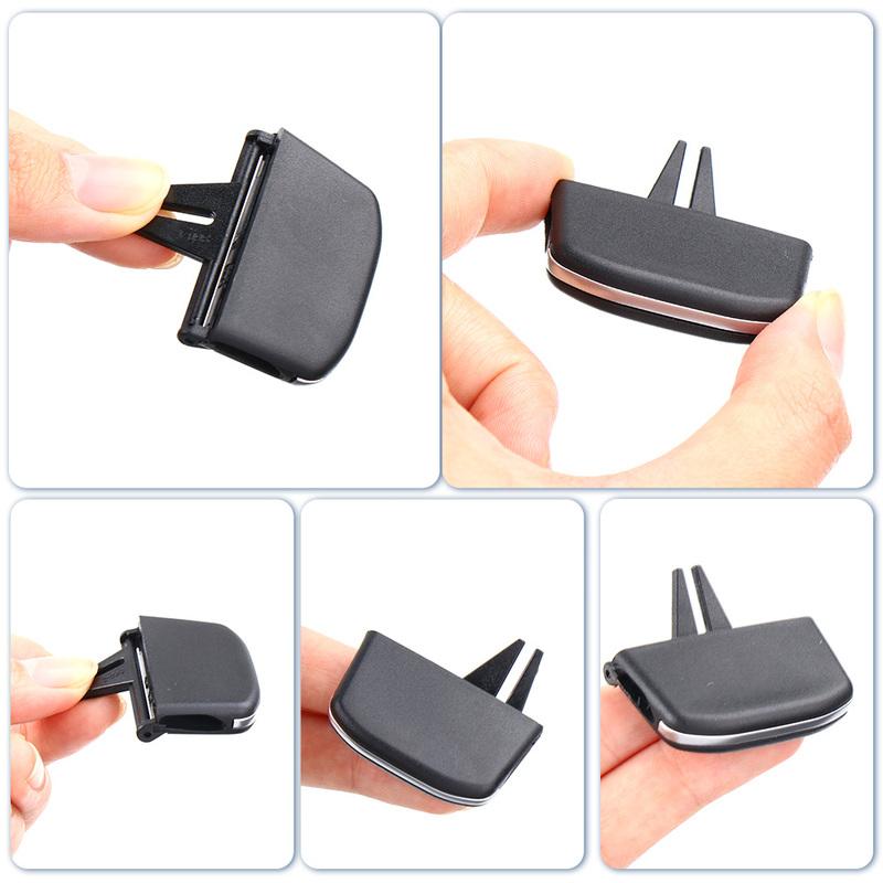 Car Front AC Conditioning Air Vent Grille Outlet Tab Slider Clip Repair Kit For Volvo V60 S60 V40 11-19 Auto Replacement Parts