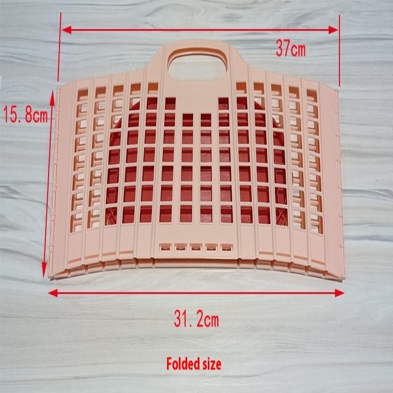 Foldable Laundry Hamper Portable Dirty Clothes Organizer Durable Laundry Basket For Home Bathroom