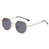Luxury Square Sunglasses Man Woman Fashion Small Frame Polygon Sun Glasses Metal Vintage Retro Brand Octagon
